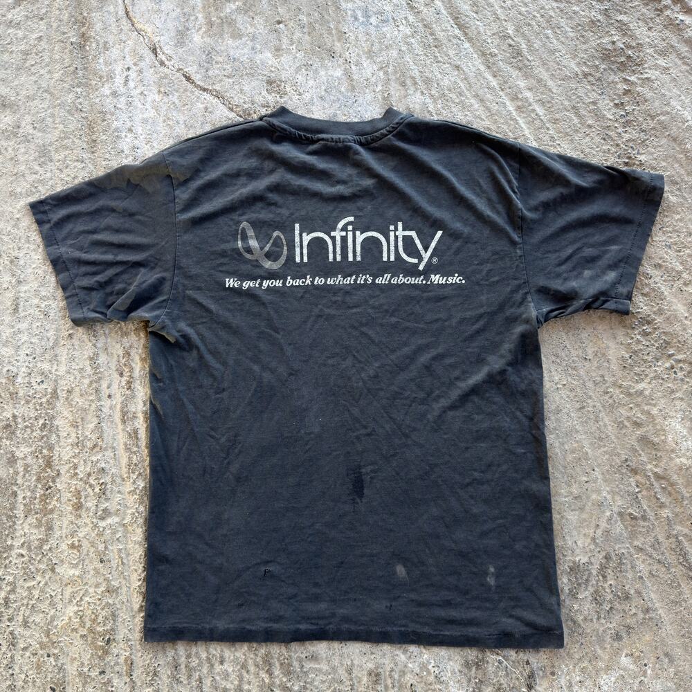 Vintage 90s’s Infinity Audio Sound System T Shirt Size L Music Speakers USA Made